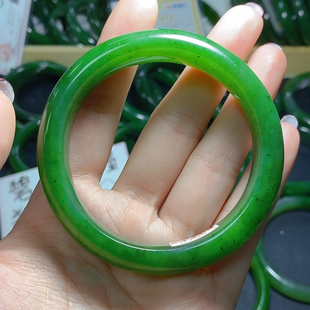 海***阳和田玉（碧玉）未镶嵌手链