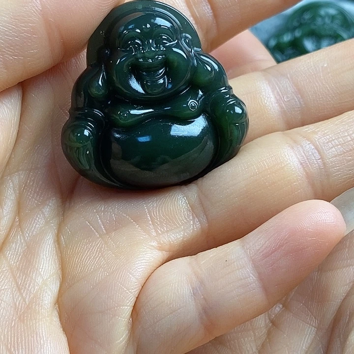 和田玉（碧玉）未镶嵌吊坠(不含链)34