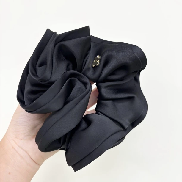 L899黑/L383夕洛小号肠圈发圈头绳发绳肠圈头饰发饰黑色时尚简约