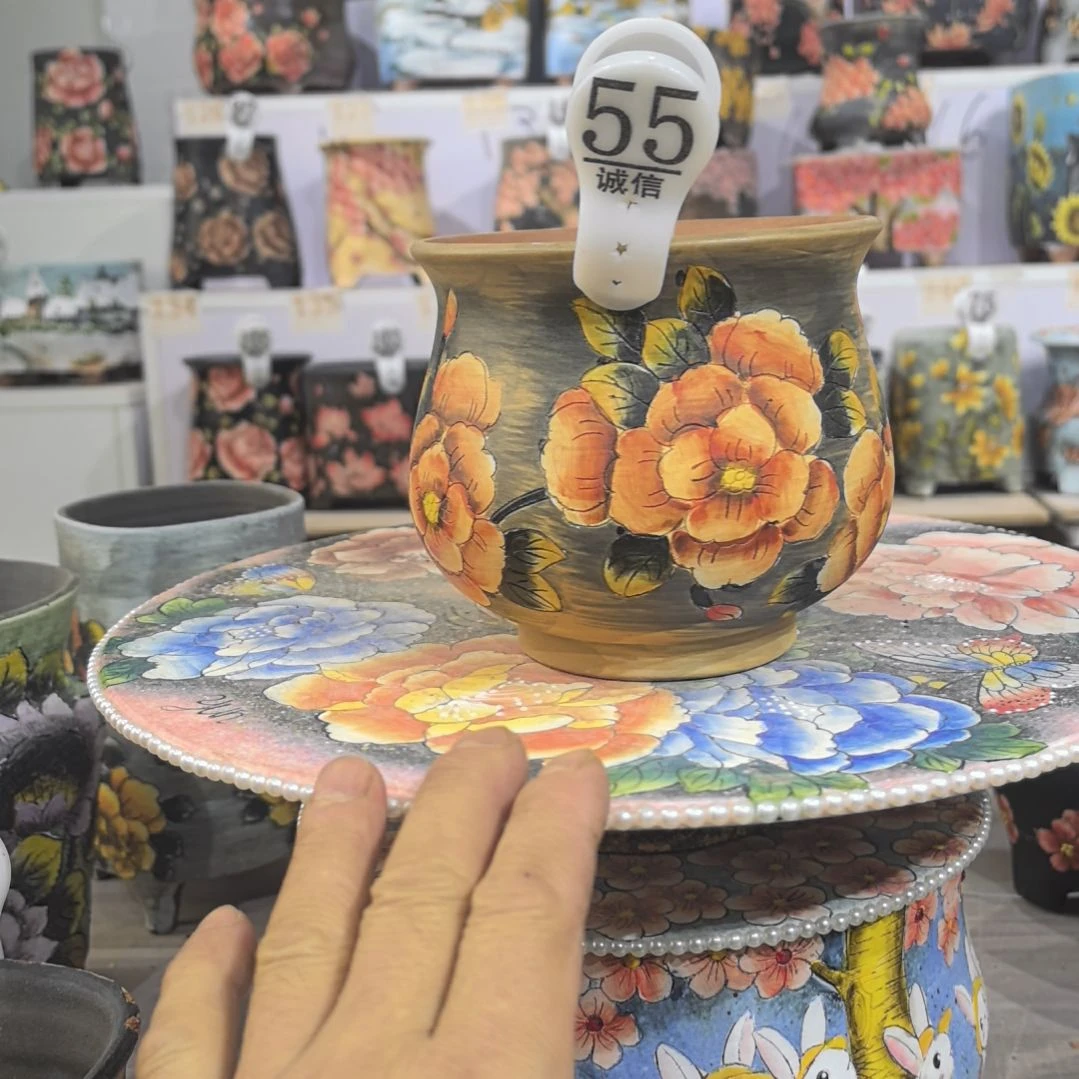 花盆红泥景德镇花盆