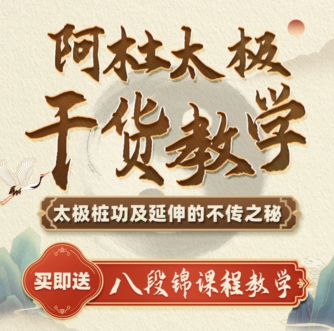 [桩功]阿杜老师太极桩功及延伸的不传之秘视频课