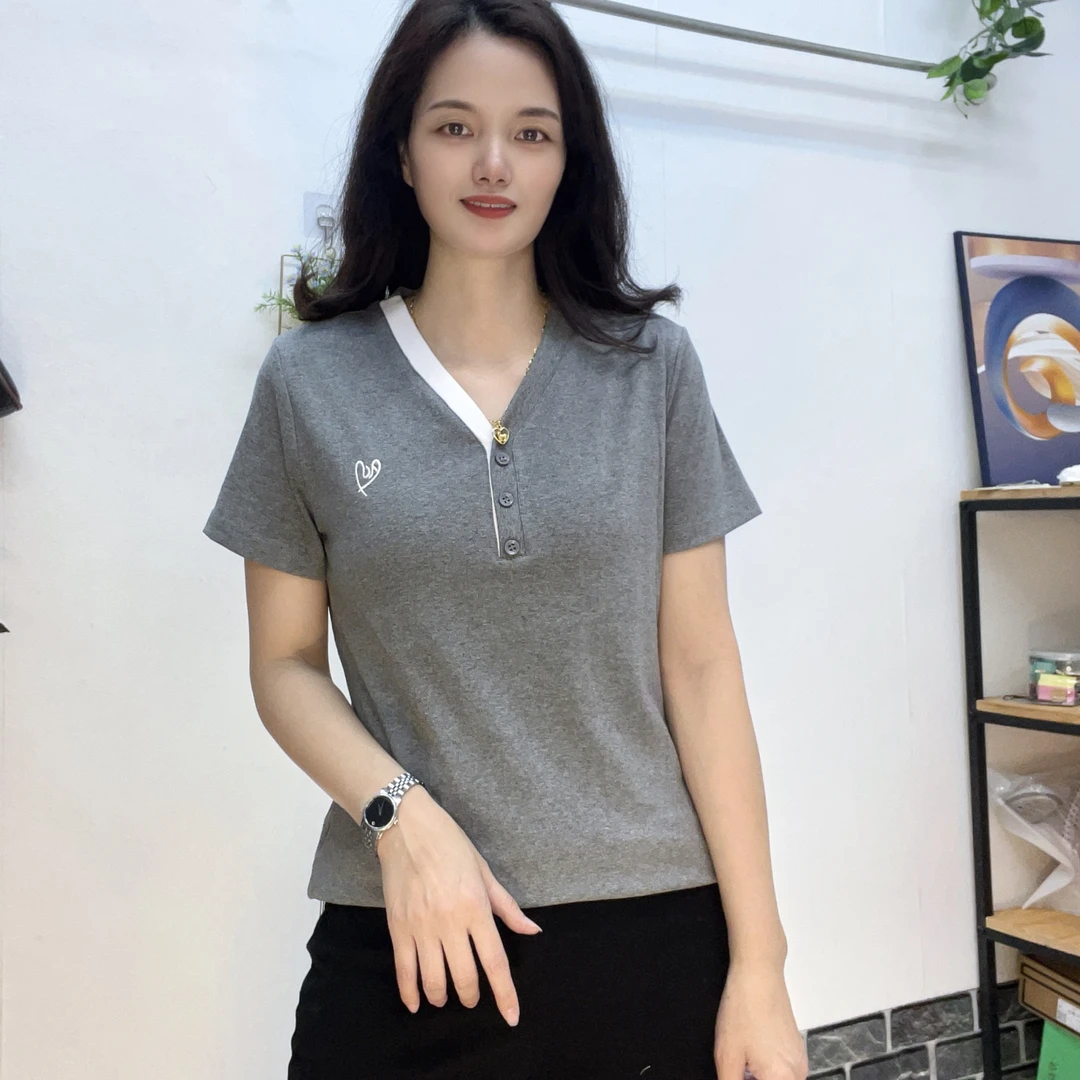 夏季新款百搭上衣5996（断码清仓）