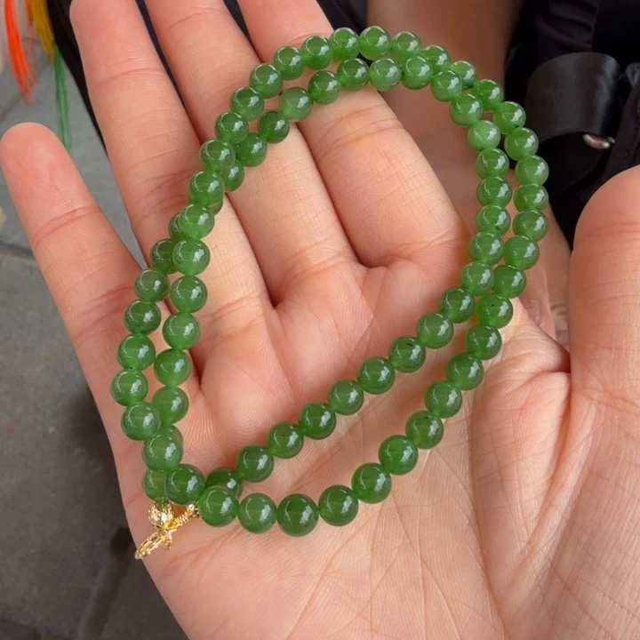 和田玉未镶嵌颈饰多样性，发一件