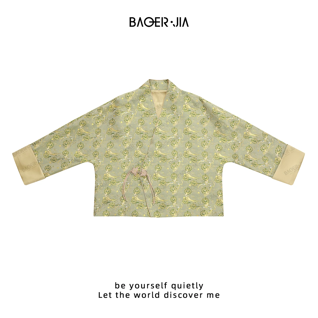 27-【传承/十二宫外套】宝儿家含幂BA122025103春夏非遗钱小萍外套