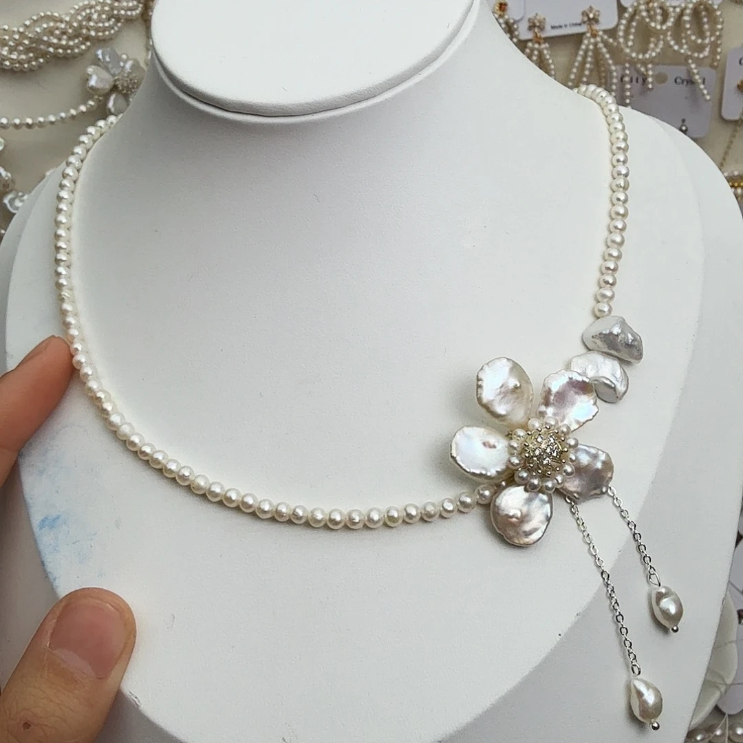 淡水珍珠颈饰未镶嵌