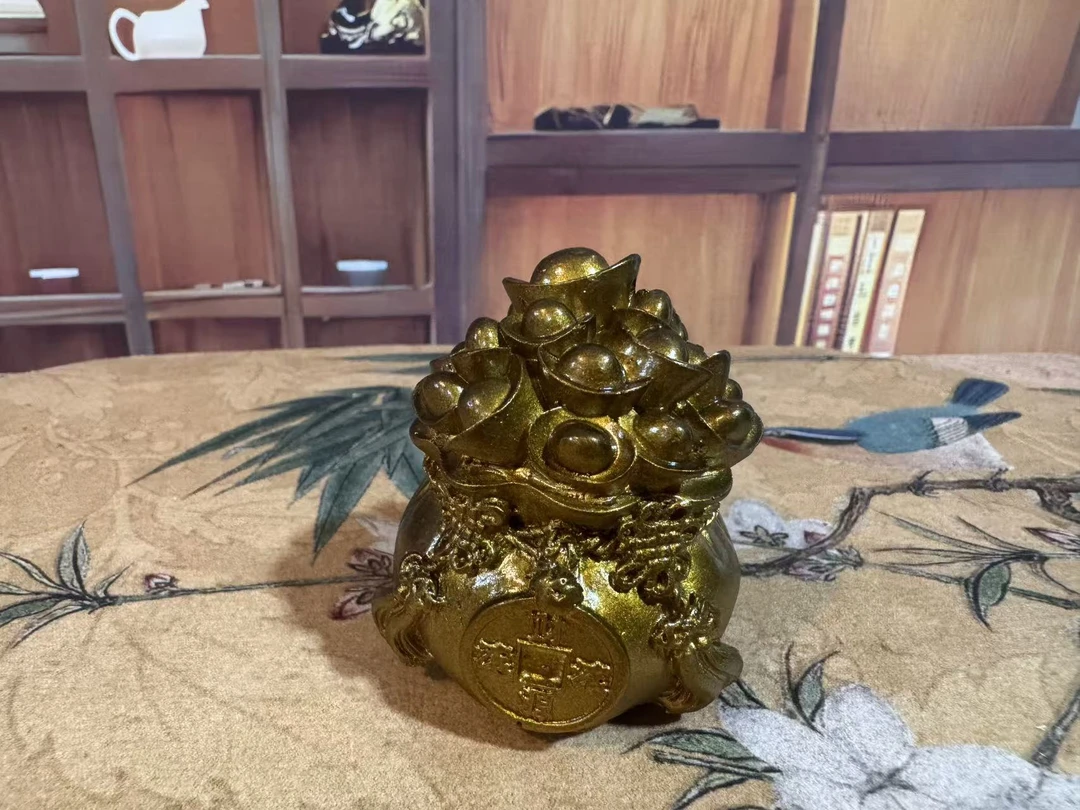 变色福袋茶宠茶台桌面功夫茶具饰品摆设2163创意瑞兽