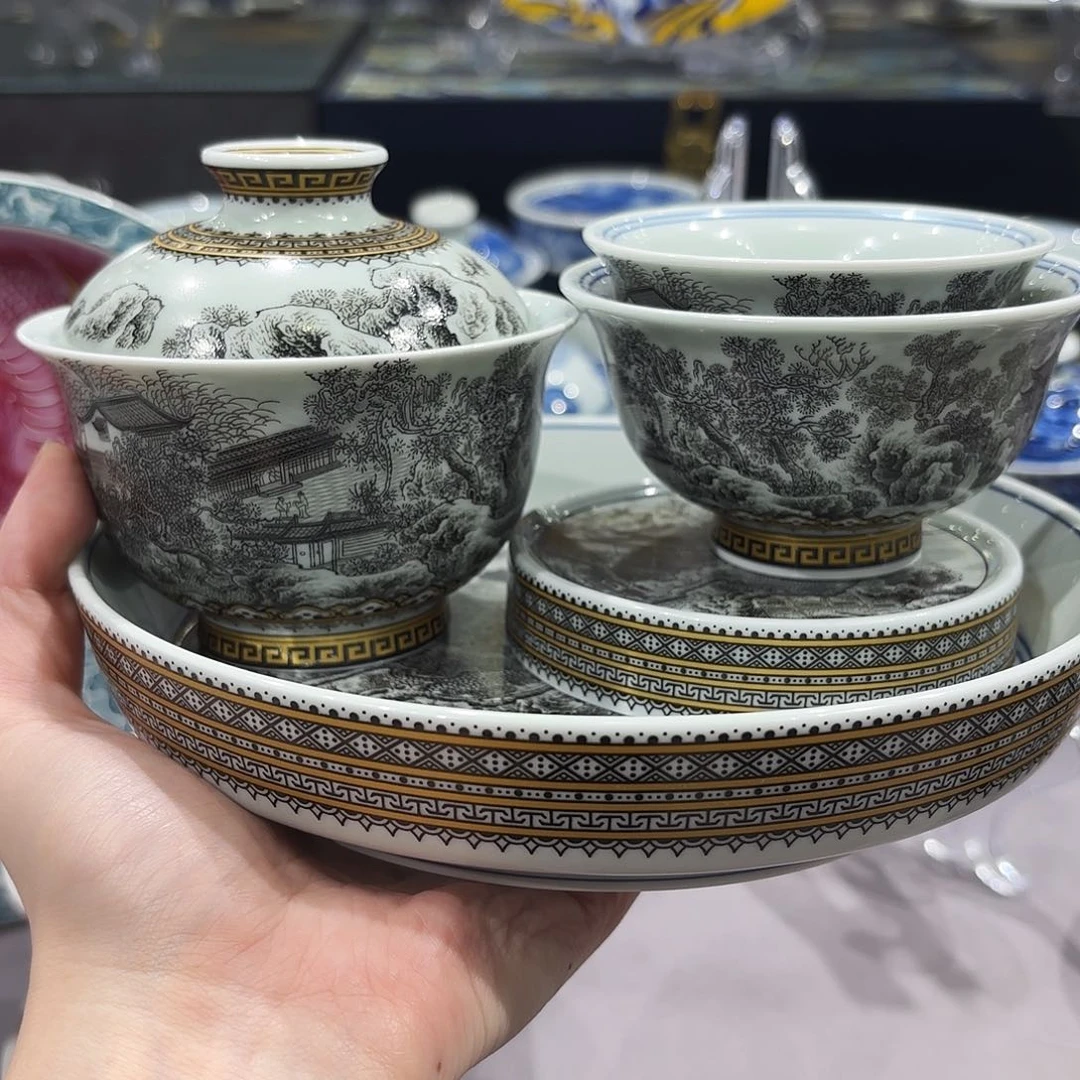 瓷片景德镇瓷器艺术半手