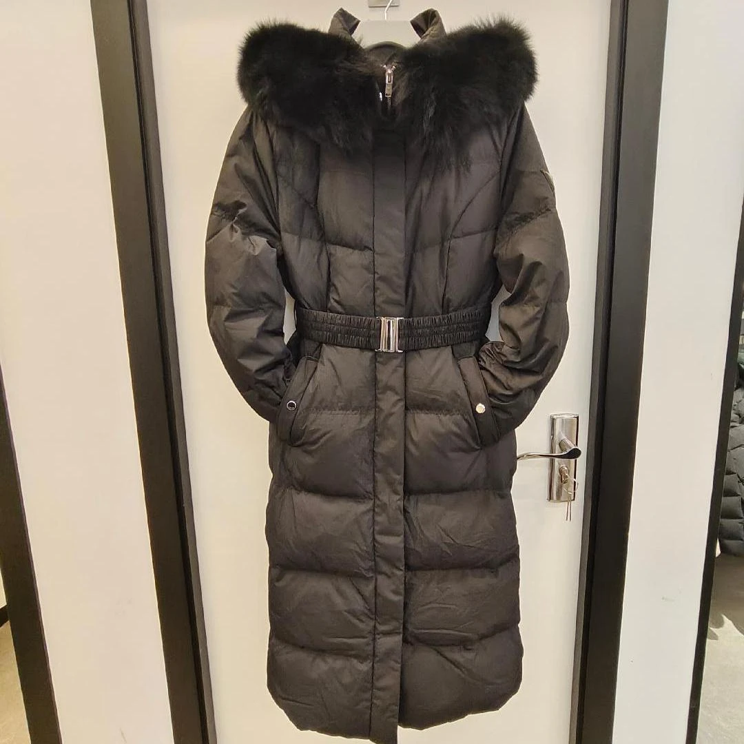 GUESS盖尔斯长款修身羽绒服RO4W5834