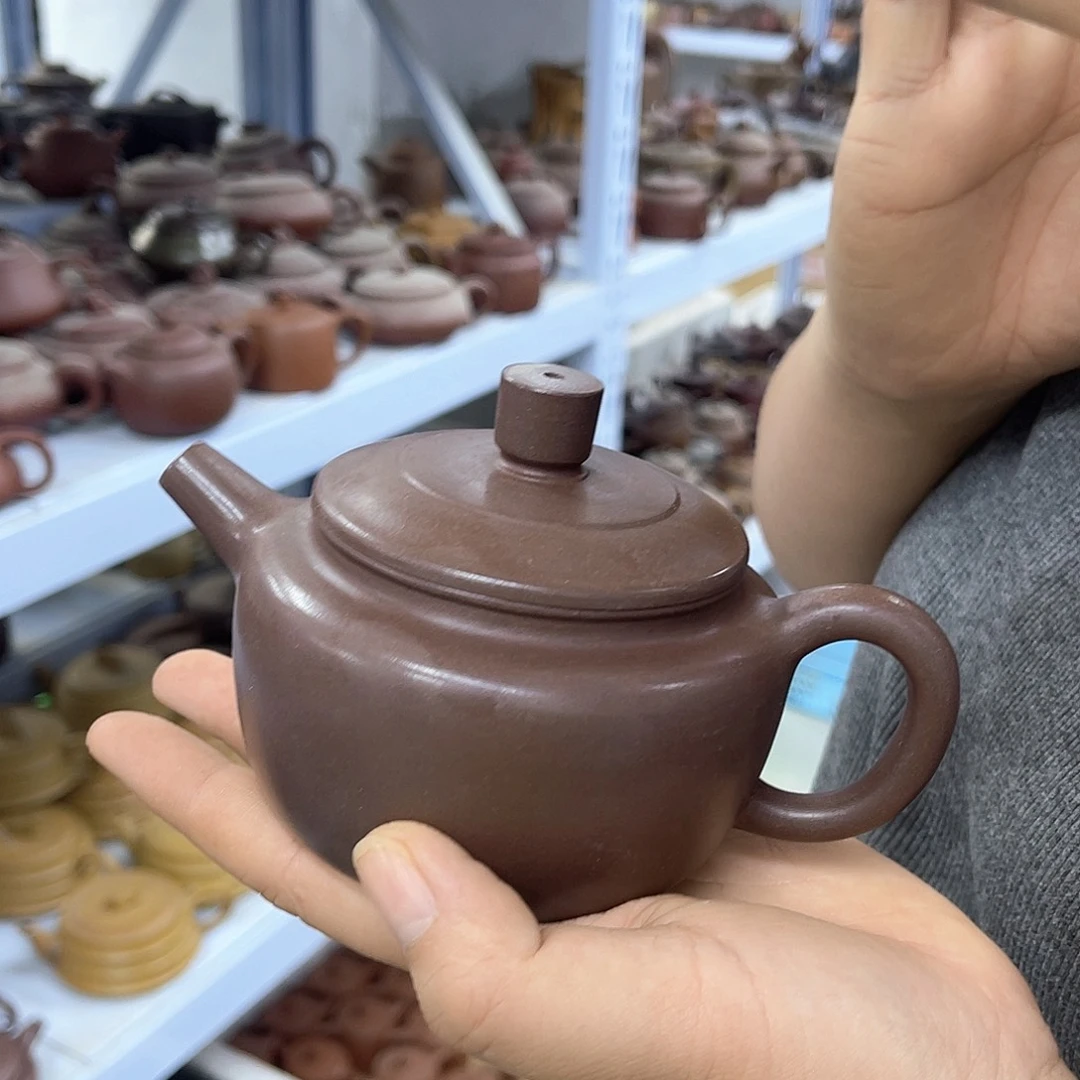 茶壶紫砂宜兴紫砂壶瑕疵放漏