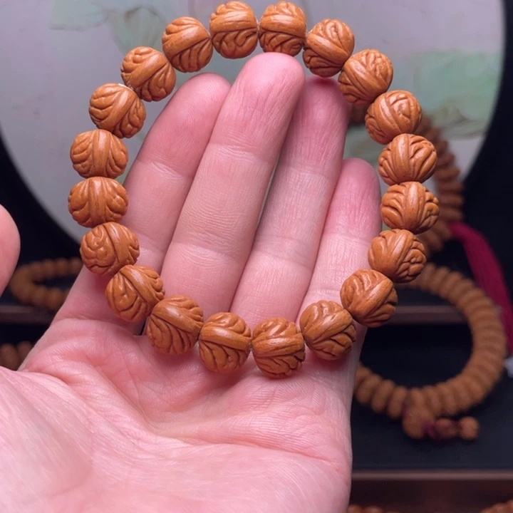 手串桃核13暴龙火焰