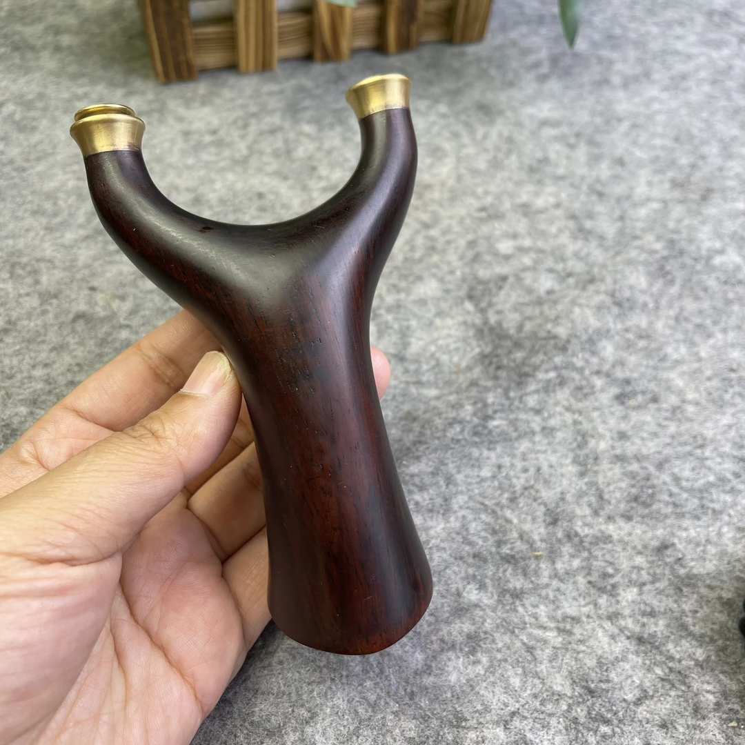 高密紫檀快压微瑕（82，17）大飞虎实木弹弓一把