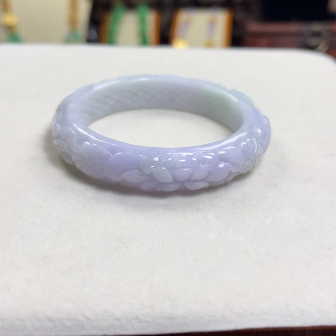 翡翠未镶嵌颈饰天然翡翠手镯52.2