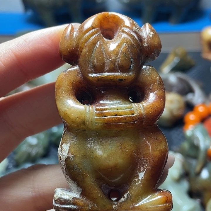 白玉菩提吊坠挂件