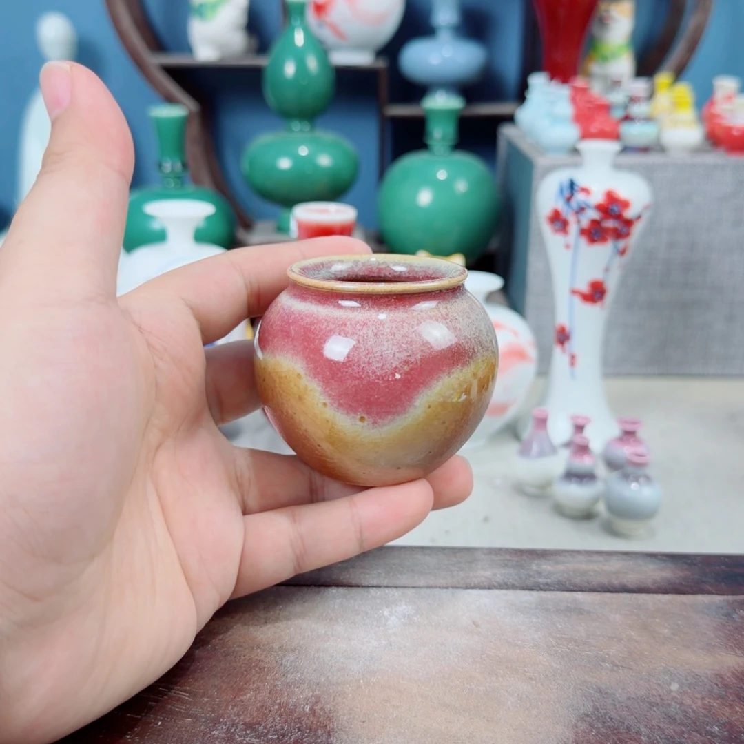陶瓷手工小花器摆件