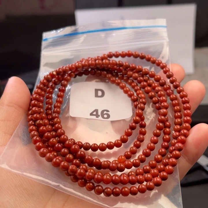 未镶嵌多样性发货默认微瑕4mm2条南红玛瑙