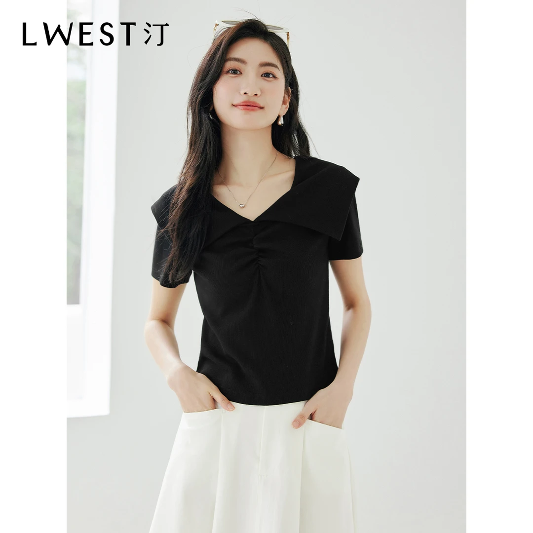 【备用链接】朗文斯汀法式独特设计感正肩上衣DTYT4203B21059