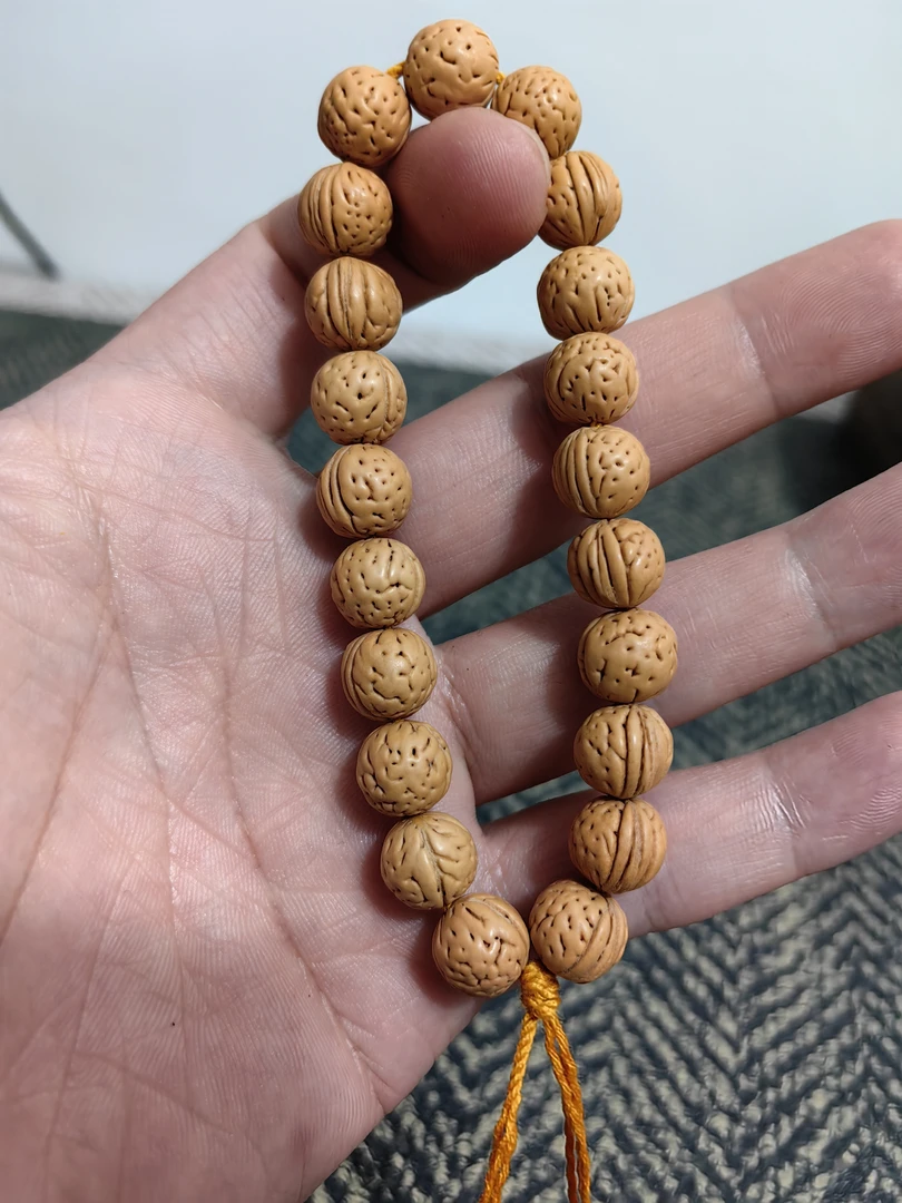 【于谦铺子专属】2025新桃核精品东北野生桃核手豆桃核手串小胡桃手