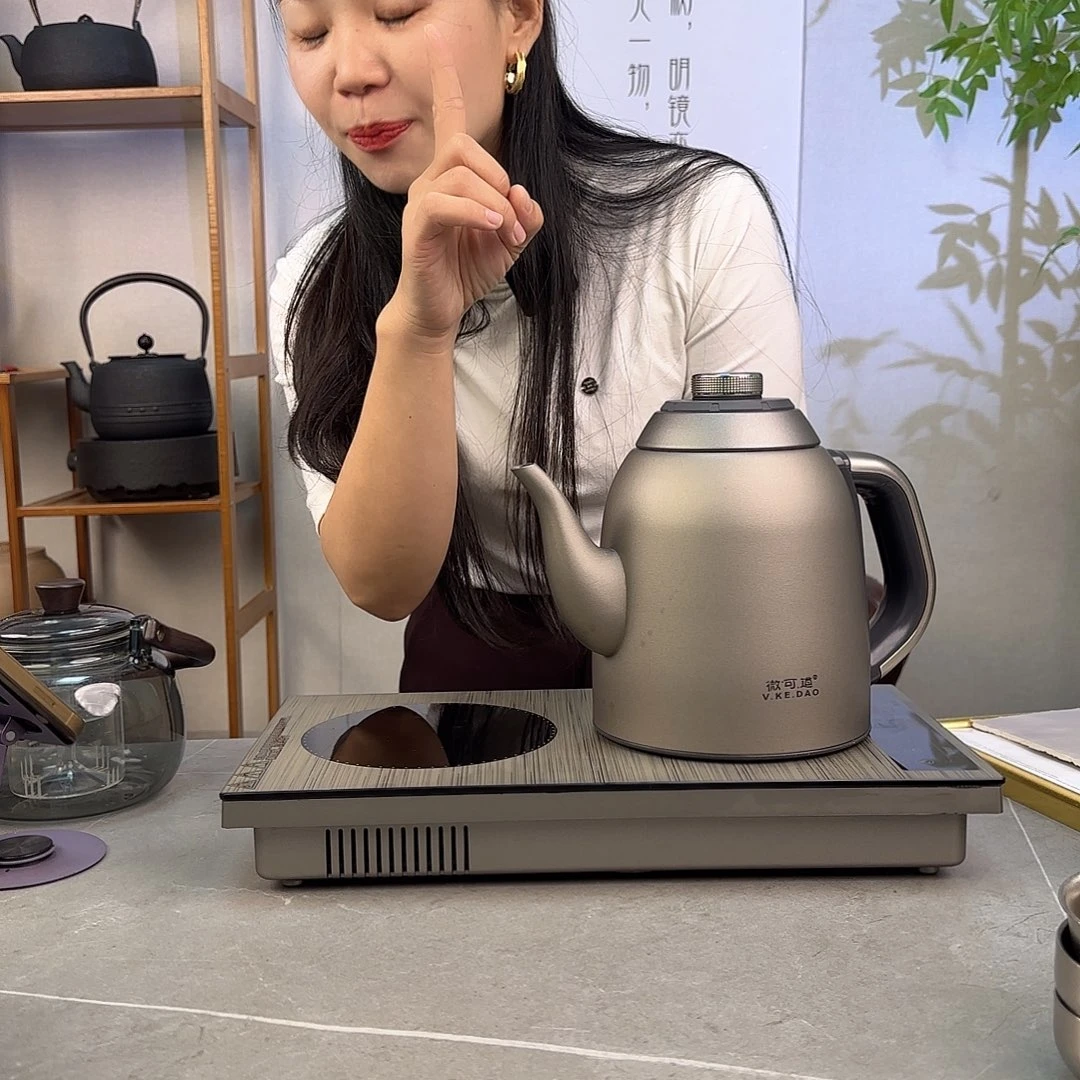典***素微可道纯钛烧水壶