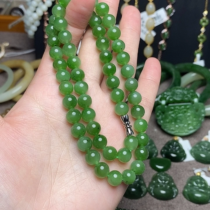 心***得和田玉未镶嵌手链