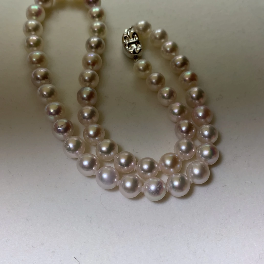 项链海水珍珠银S925镶嵌