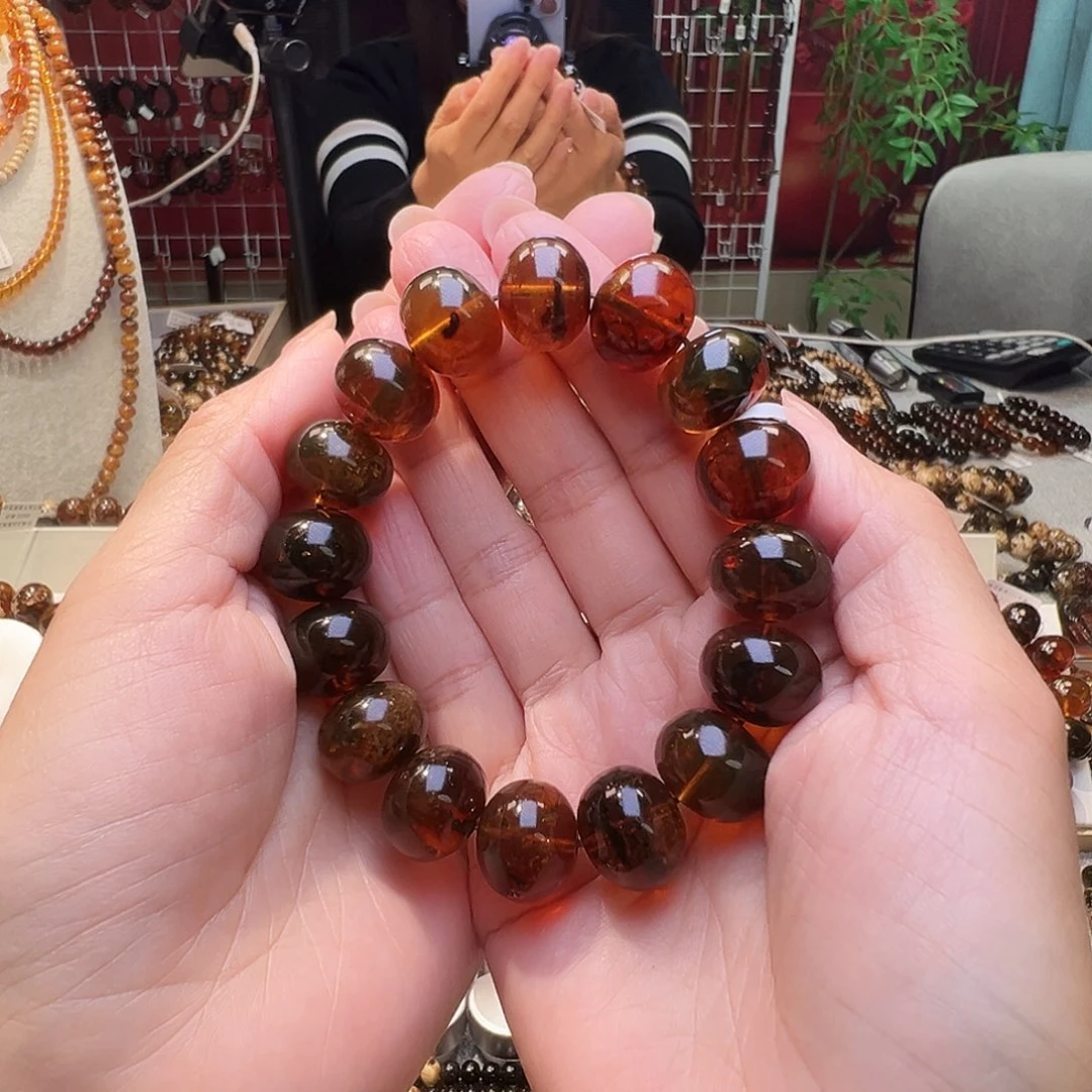 琥珀裸石未镶嵌京****0抚顺琥珀16植物珀