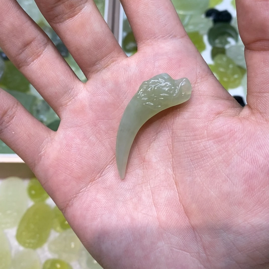 岫玉未镶嵌吊坠(不含链)两单包邮