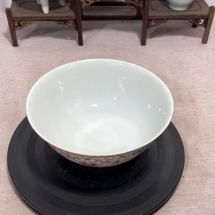 幸***康摆件粉彩碗888888888
