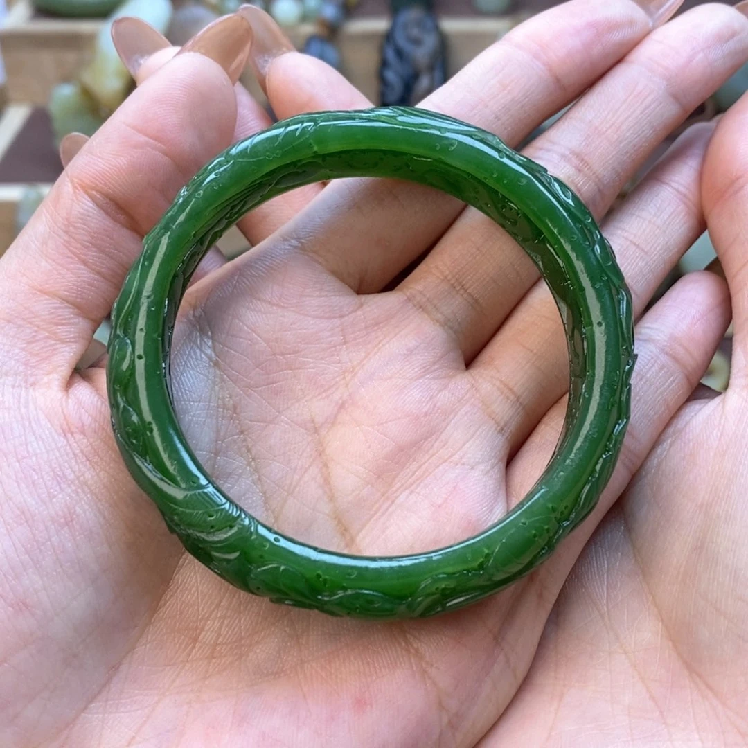 和田玉（碧玉）颈饰未镶嵌57➕