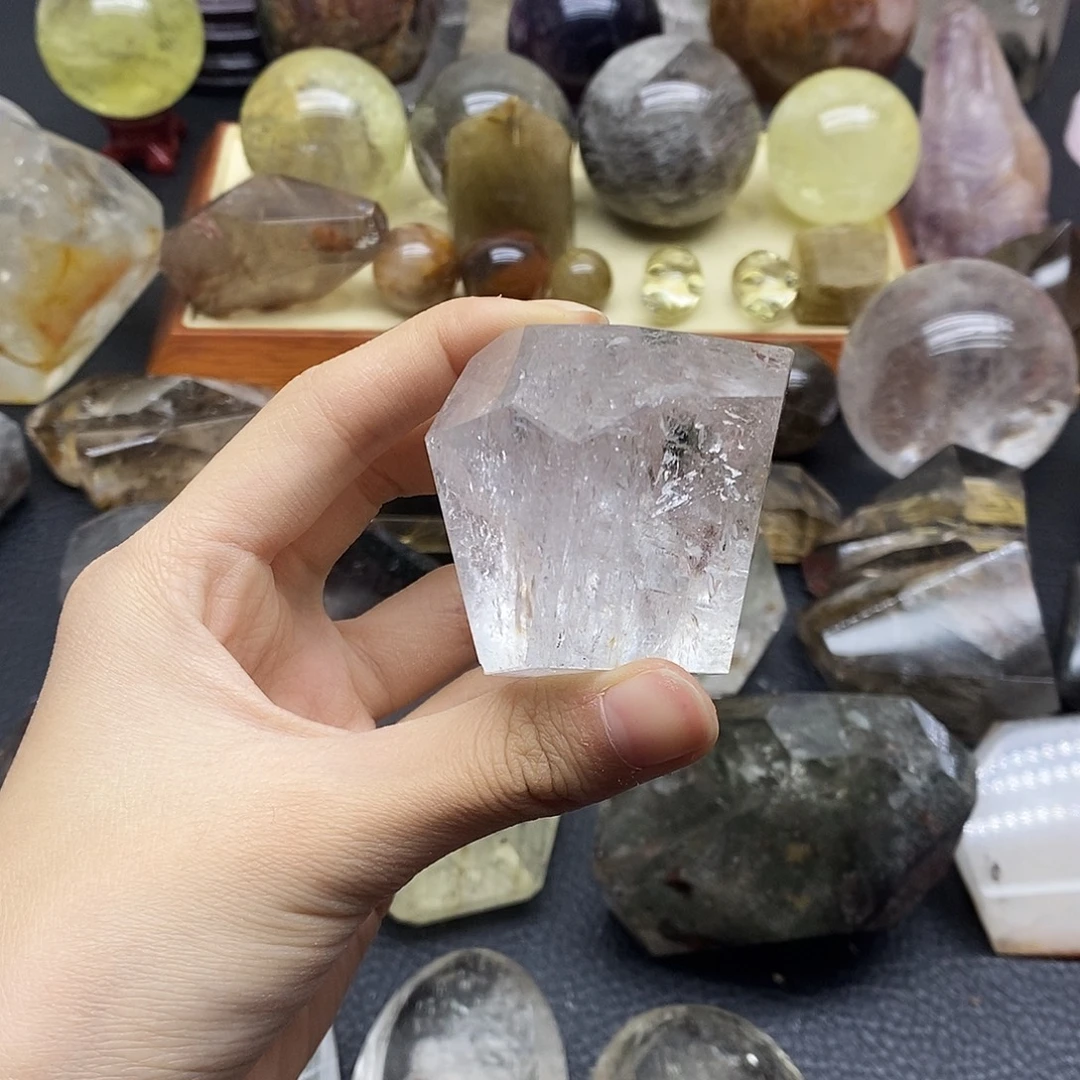 未镶嵌水晶珠宝半成品429水晶石