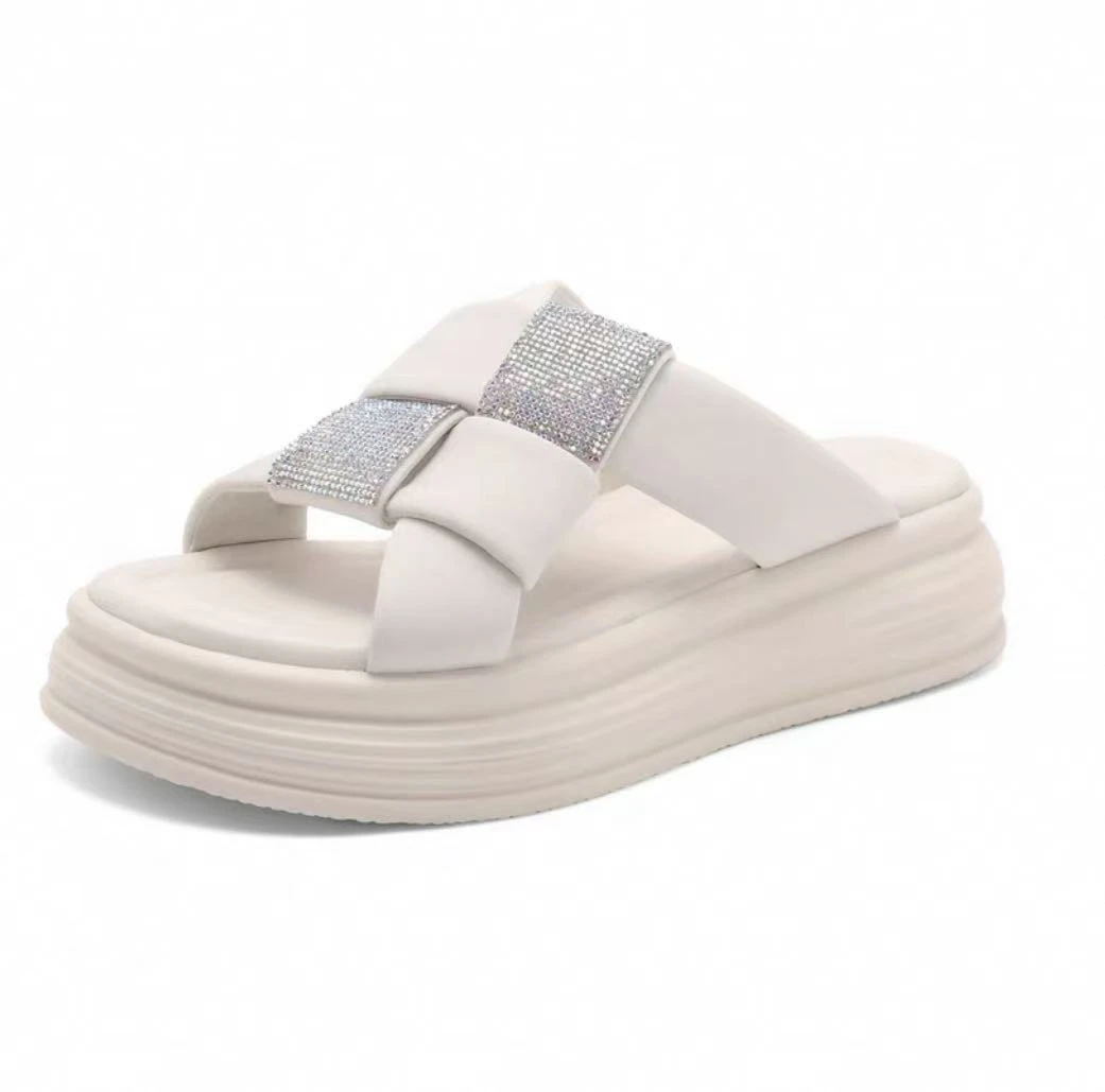 大喜【百L】夏季新款厚底仙女风质感拖鞋【B4A2D】