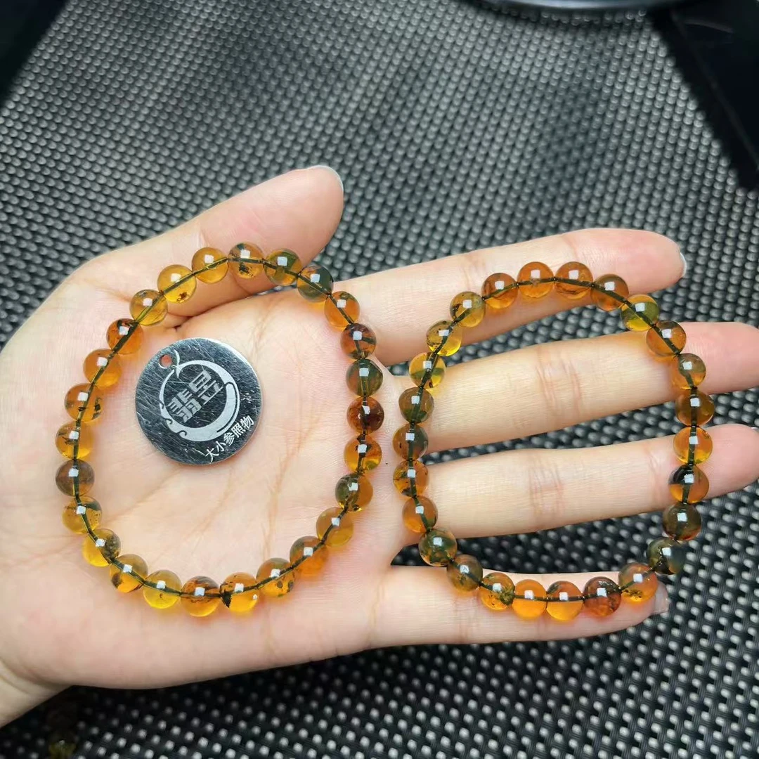 翡昱-N15-16166-琥珀手串/约7+/约25颗/-多样性发其一-C