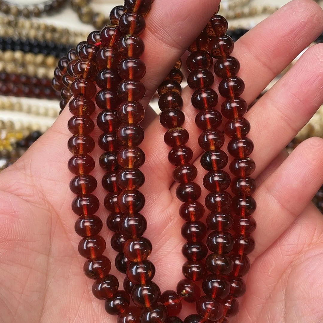 琥珀未镶嵌裸石八