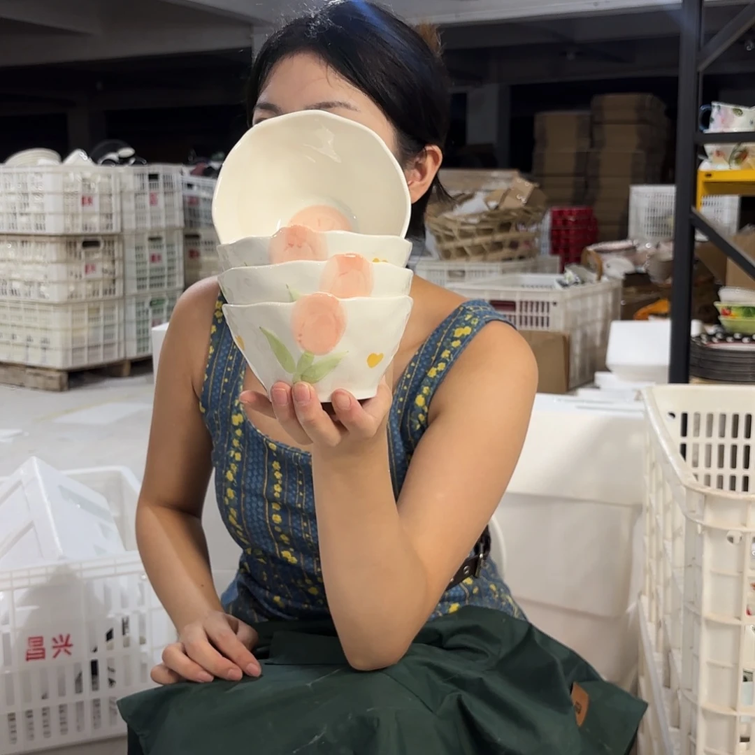 瓷微瑕陶瓷餐具釉下彩
