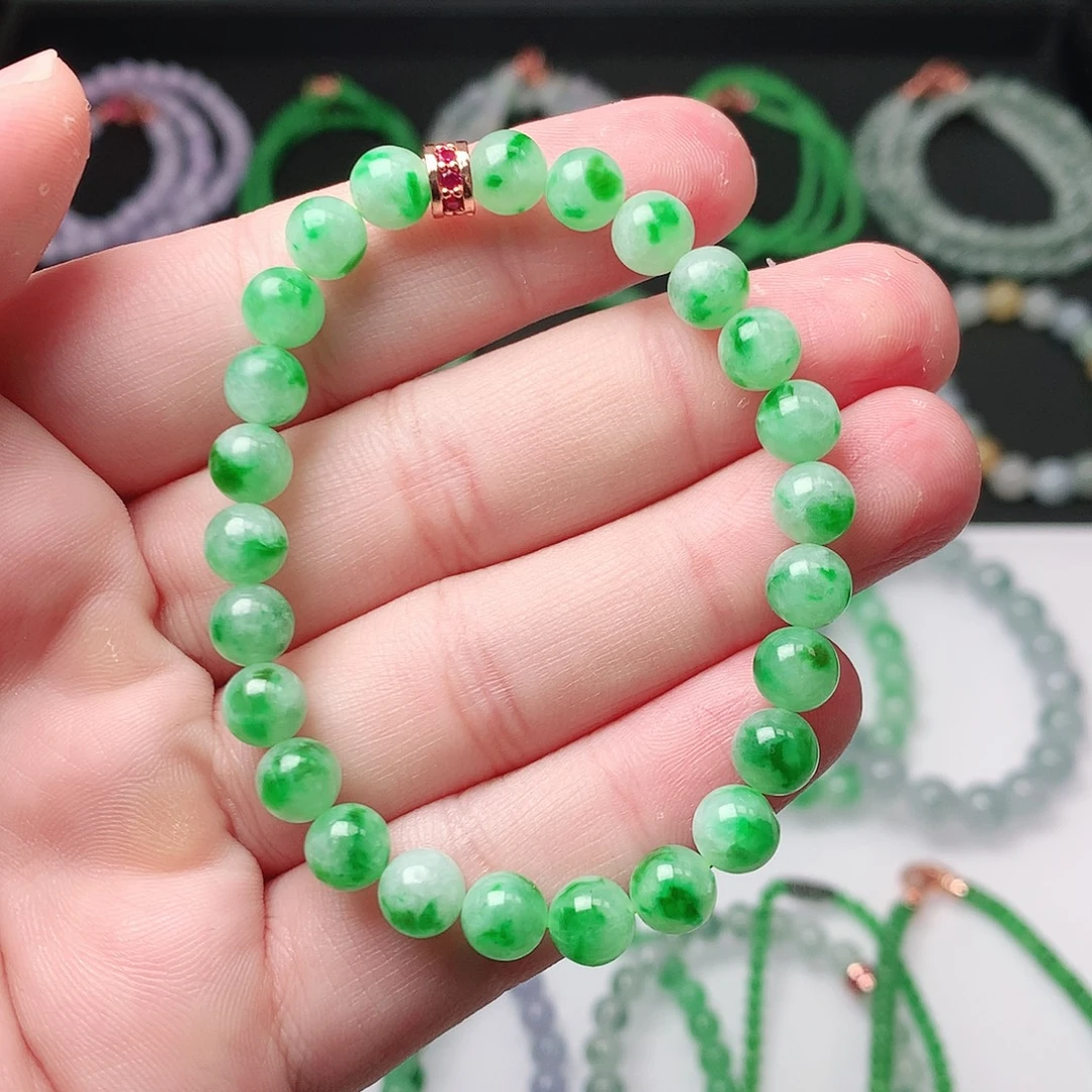 翡翠未镶嵌手链翡翠