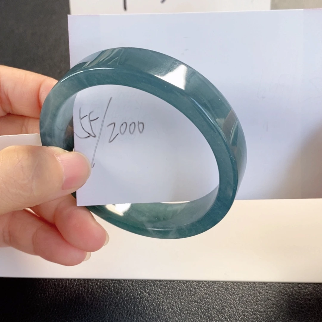 安***安翡翠未镶嵌手镯天然翡翠