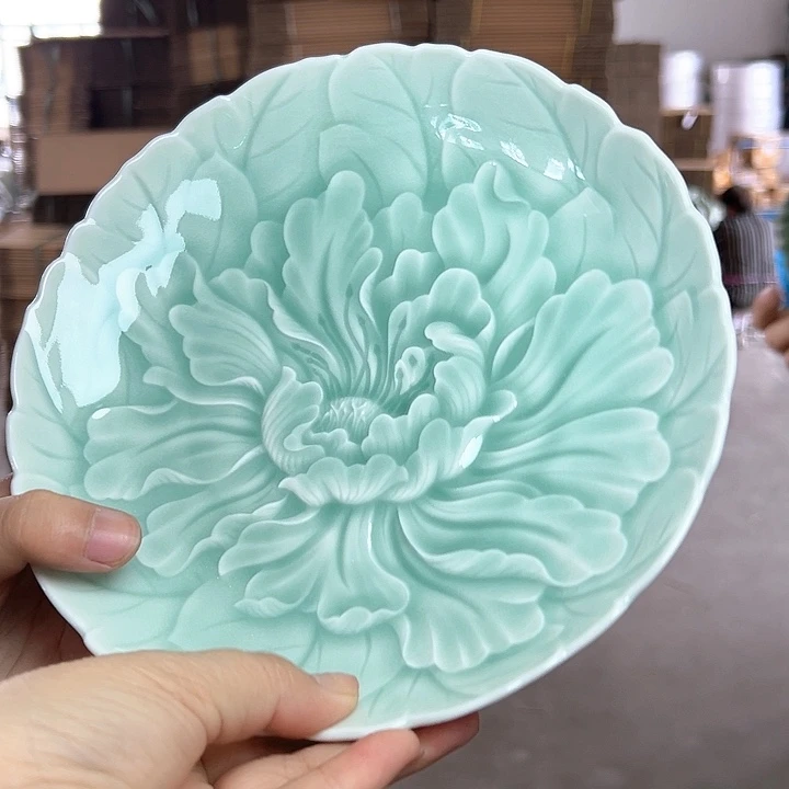 龙泉云间青瓷小米茶器