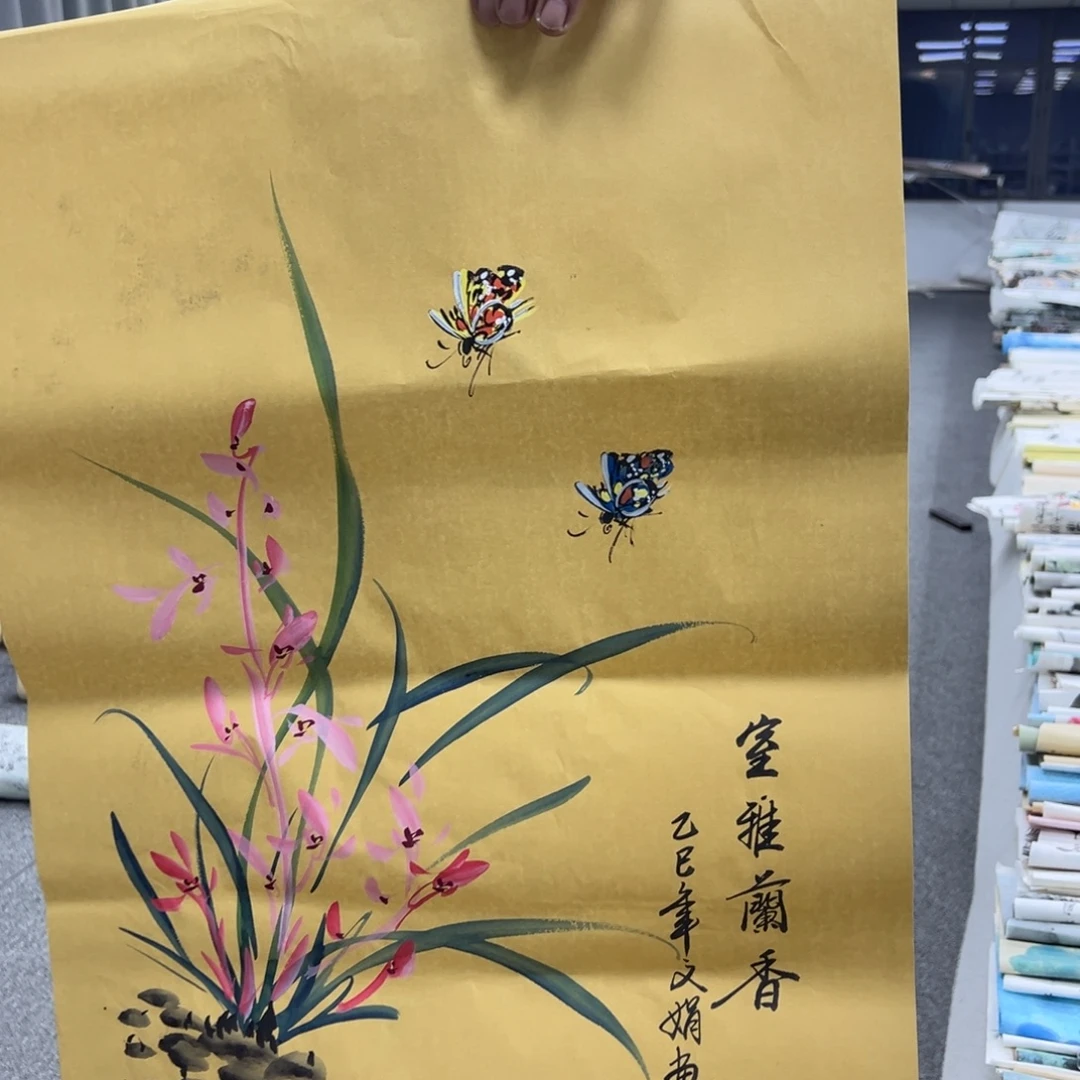 国画纯手绘字画宣纸