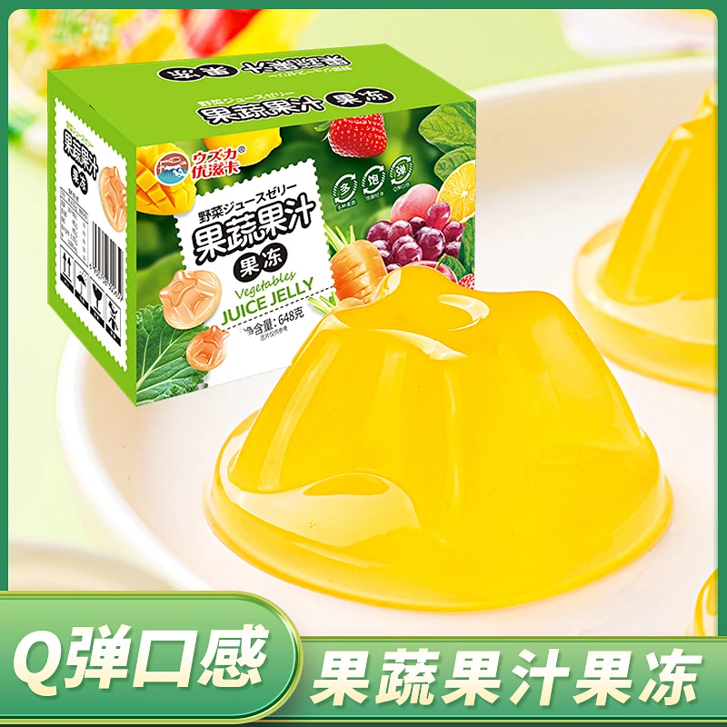 【果蔬水果汁果冻】添加健康儿童夏季休闲零食