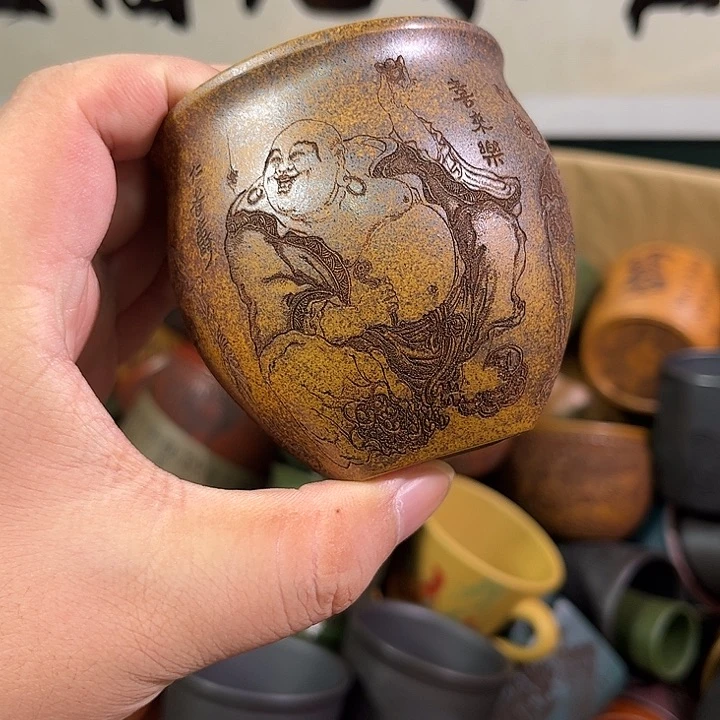 茶杯紫砂全手工紫砂主人杯