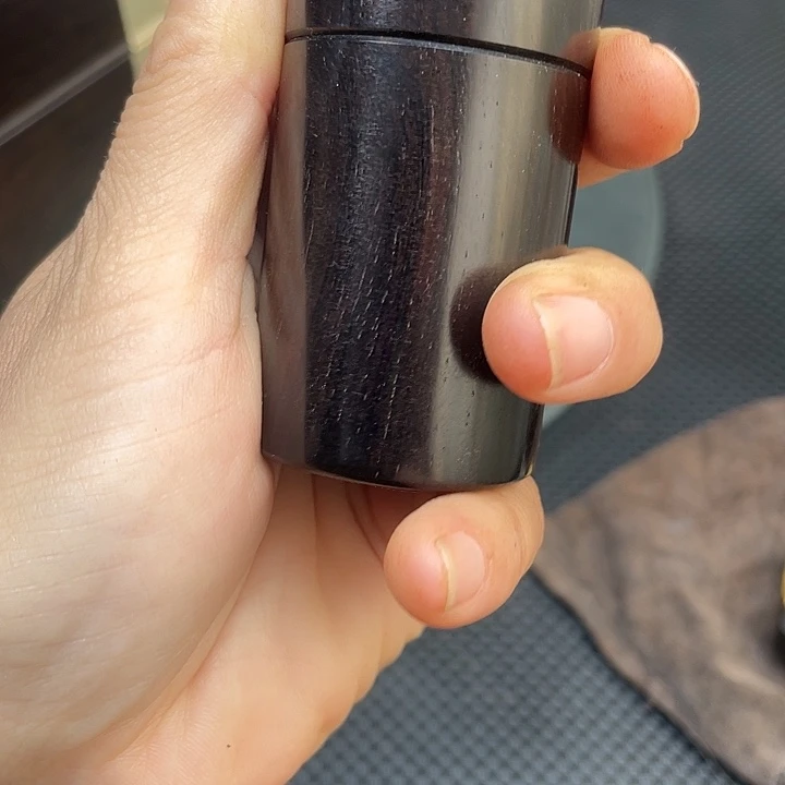 最***仔木紫光谭牙签盒一