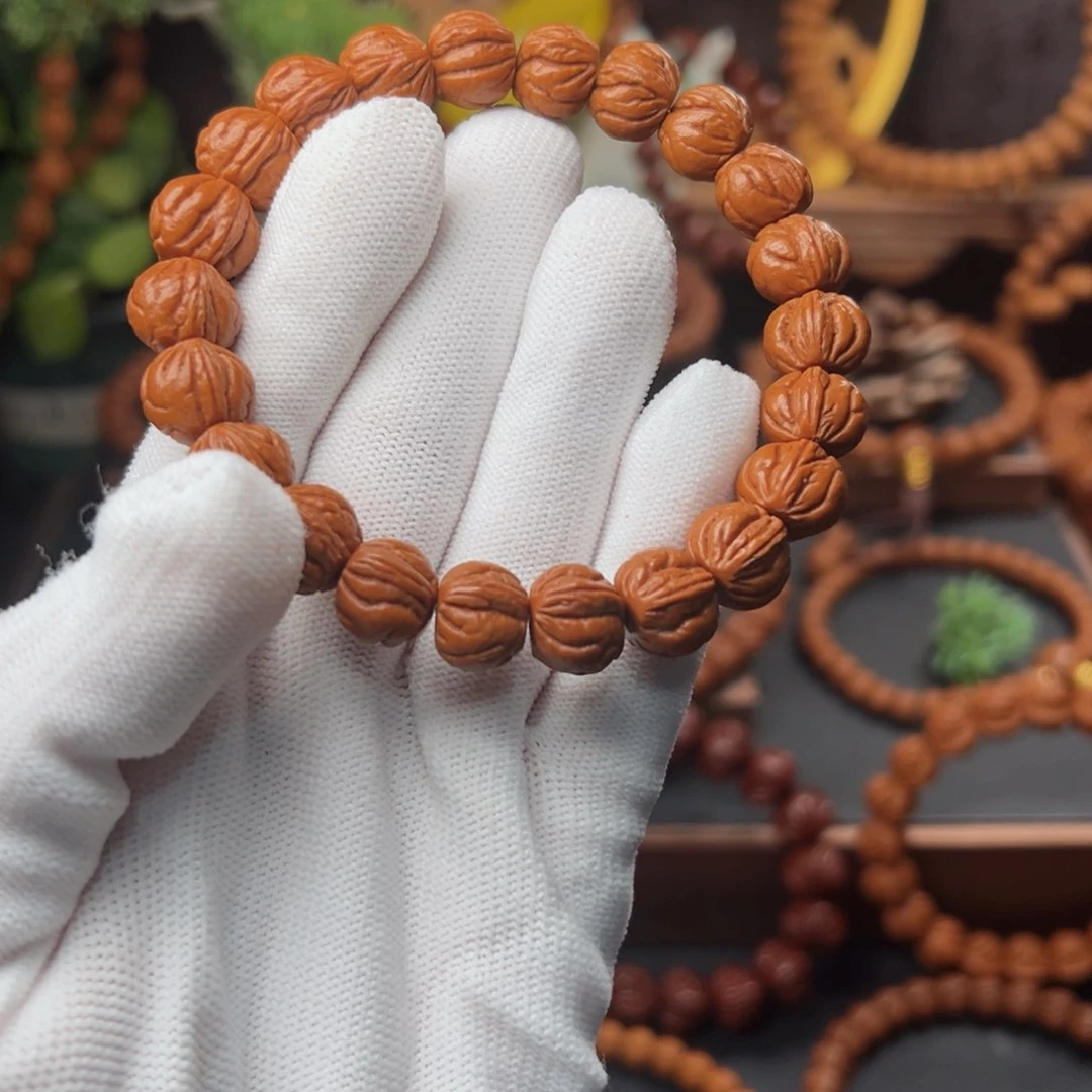 吊坠桃核1.2玉龙脊手串