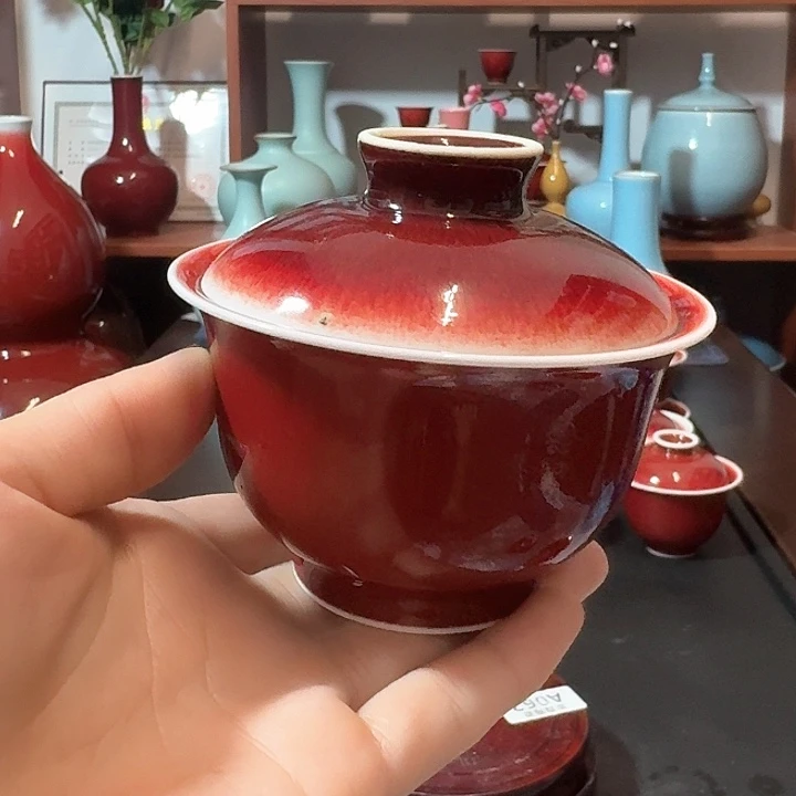你****饿景德镇高温陶瓷盖碗