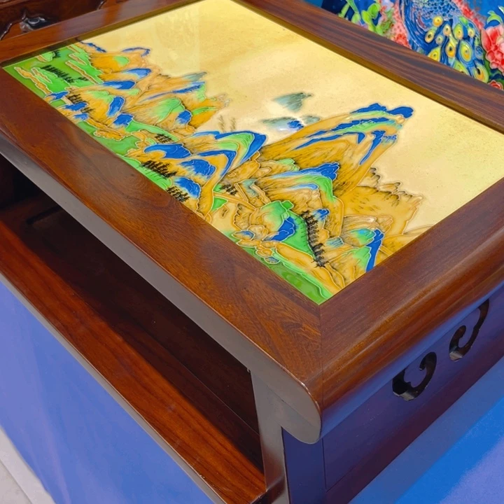 一体款瓷板画艺术作品