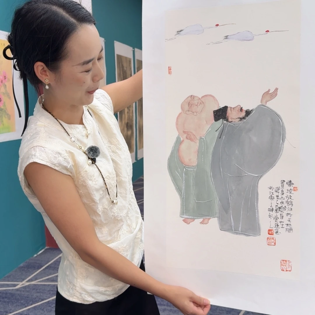 国画国画作品山水花鸟
