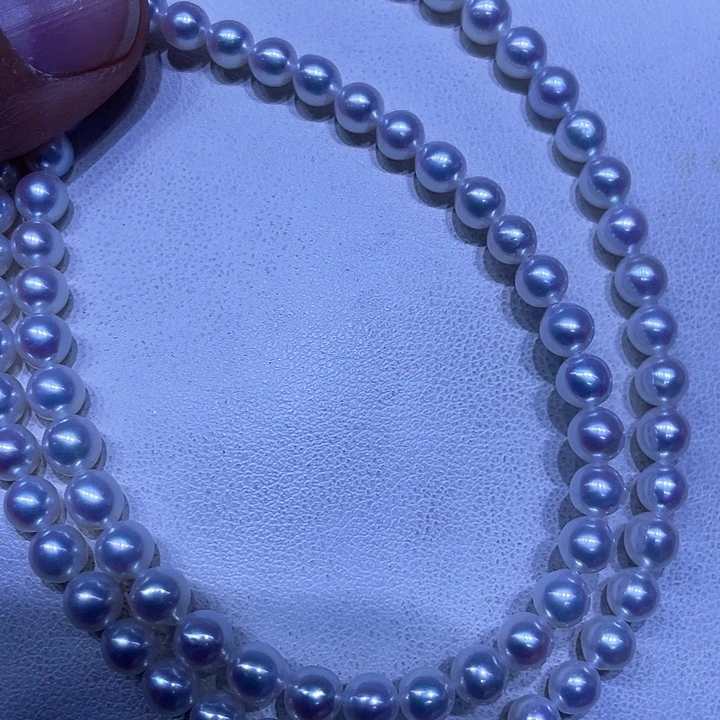 颈饰银S925镶嵌淡水珍珠