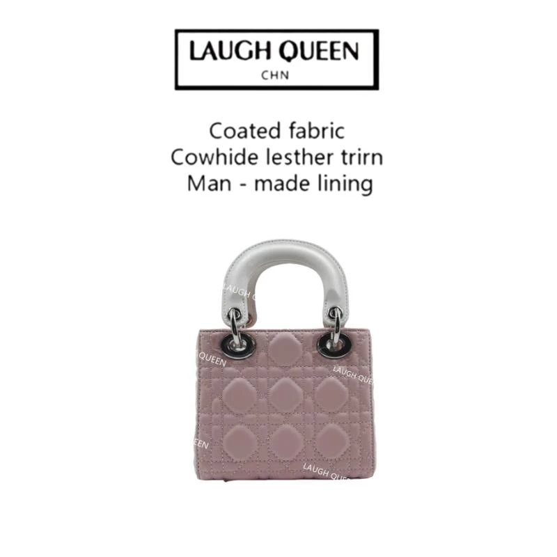 Laugh Queen手工打造女士新款包洋气时尚百搭 10558  粉白
