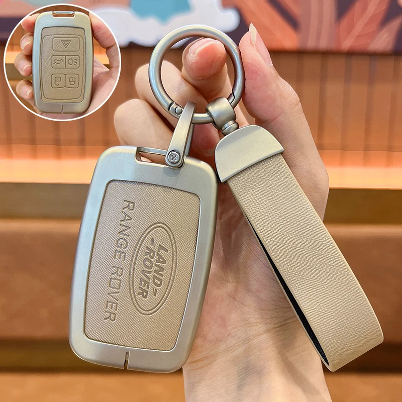 适用路虎极光钥匙套揽运揽胜卫士110发现4女5运动版神行者2星脉扣
