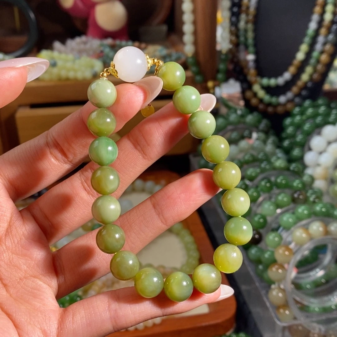 和田玉未镶嵌手链