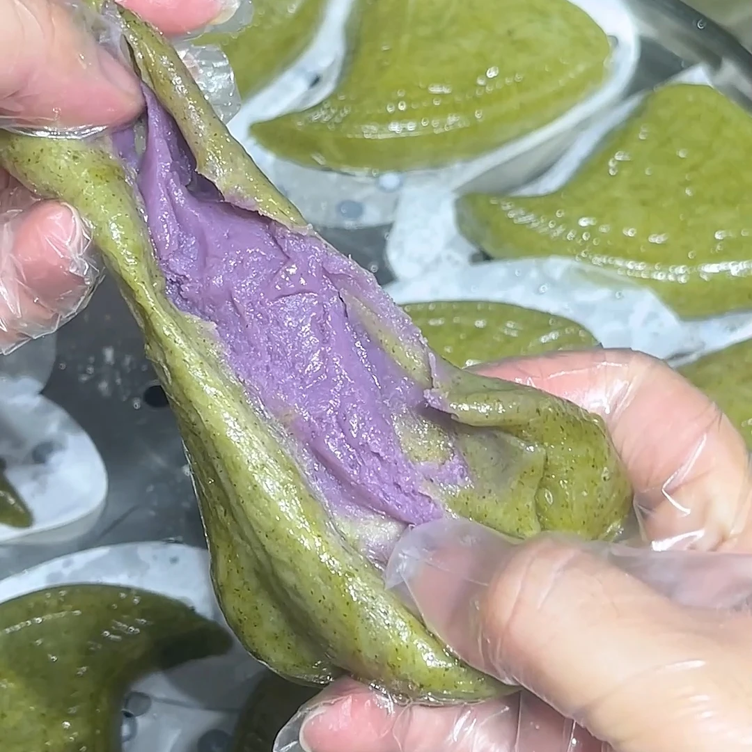 潮汕特色美食芋泥鼠曲粿微甜不腻