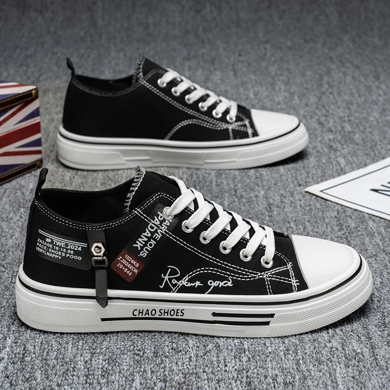 帆布鞋男夏季透气鞋子百搭学生经典布鞋运动休闲布鞋轻便软底板鞋